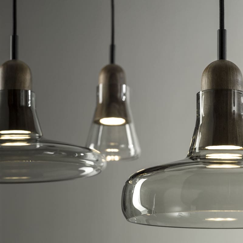 Brokis Lampada a sospensione Shadows noce americano Longho Design Palermo