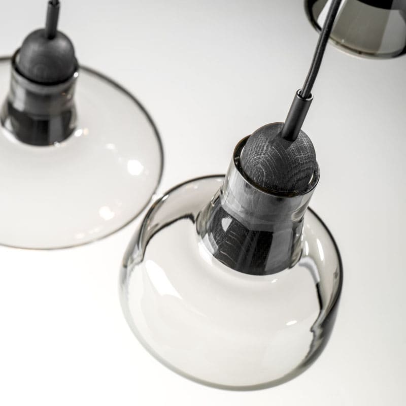 Brokis Lampada a sospensione Shadows rovere europeo rivestimento nano trasparente 2 Longho Design Palermo