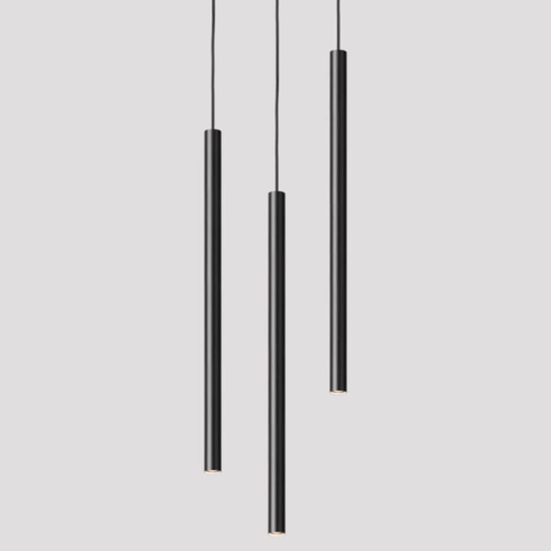Cini&Nils Lampada a sospensione Cordina Cilindro 400 nero Longho Design Palermo