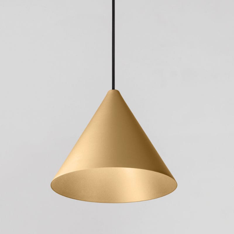 Cini&Nils Lampada a sospensione Cordina Conico 100 oro Longho Design Palermo