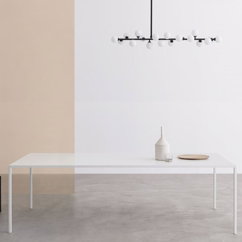 Desalto Tavolo 25 top resina bianca 5 longho design palermo