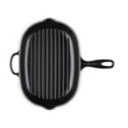 Le Creuset Bistecchiera Skillet ovale Evolution Nero Matt 3 Longho Design Palermo