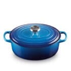Le Creuset Casseruola Cocotte Ovale Evolution Azure Blu 1 Longho Design Palermo