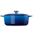 Le Creuset Casseruola Cocotte Ovale Evolution Azure Blu 2 Longho Design Palermo