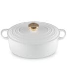 Le Creuset Casseruola Cocotte Ovale Evolution White 1 Longho Design Palermo
