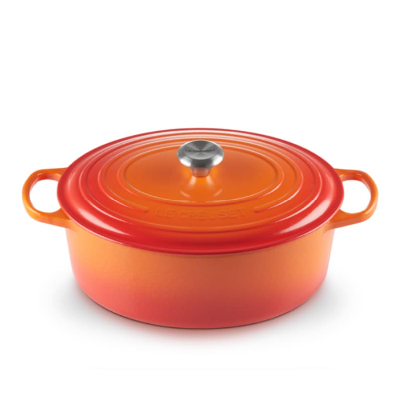 Le Creuset Casseruola Cocotte ovale Evolution 33 Arancio Longho design palermo 001