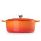 Le Creuset Casseruola Cocotte ovale Evolution 33 Arancio Longho design palermo 002
