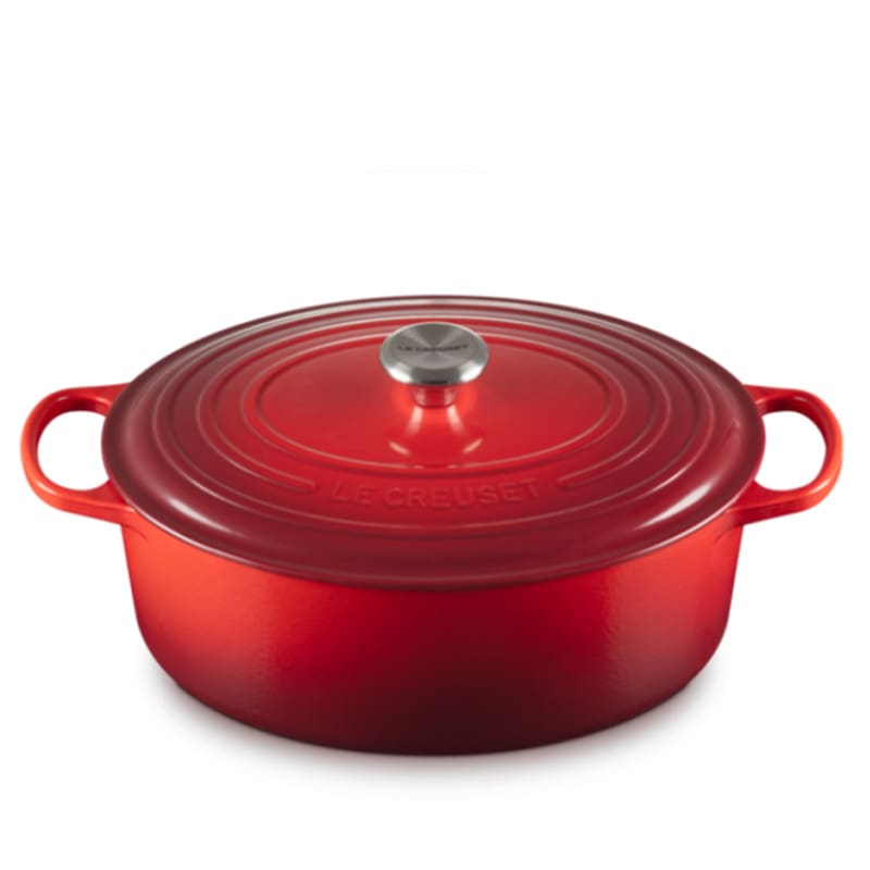 Le Creuset Casseruola Cocotte ovale Evolution 33 ciliegia Longho design palermo 001