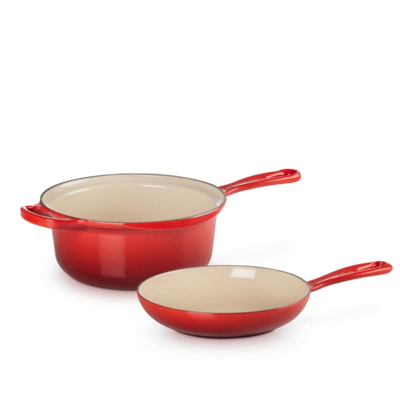 Le Creuset Casseruola Multifunzione 2 in 1 Evolution Ciliegia 1 Longho Design Palermo