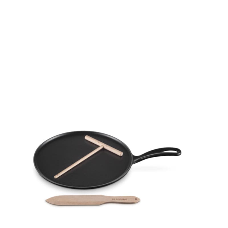 Le Creuset Crepiera rotonda piccola 27 Nero Matt 1 Longho Design Palermo