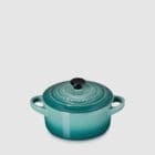 Le Creuset Mini Cocotte Rotonda d10 Blu Riviera 1 Longho Design Palermo