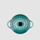 Le Creuset Mini Cocotte Rotonda d10 Blu Riviera 3 Longho Design Palermo