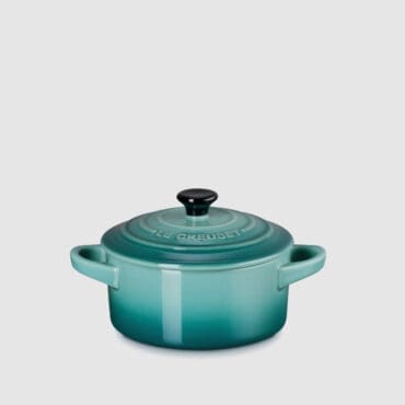 Le Creuset Mini Cocotte Rotonda d10 Blu Riviera Longho Design Palermo