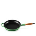 Le Creuset Padella con manico legno Evolution Bamboo Green 1 Longho Design Palermo