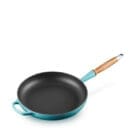 Le Creuset Padella con manico legno Evolution Blu Caribe 1 Longho Design Palermo
