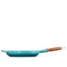 Le Creuset Padella con manico legno Evolution Blu Caribe 2 Longho Design Palermo