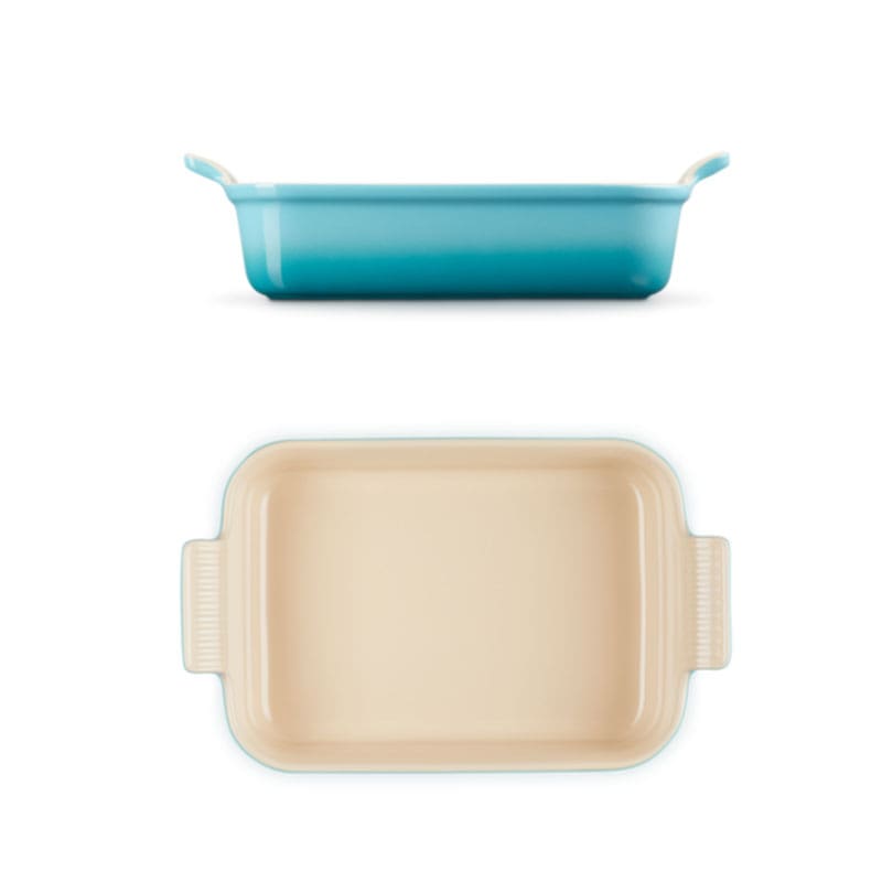 Le Creuset Pirofila Rettangolare Tradition 33x20 Blu Caribe Longho Design Palermo