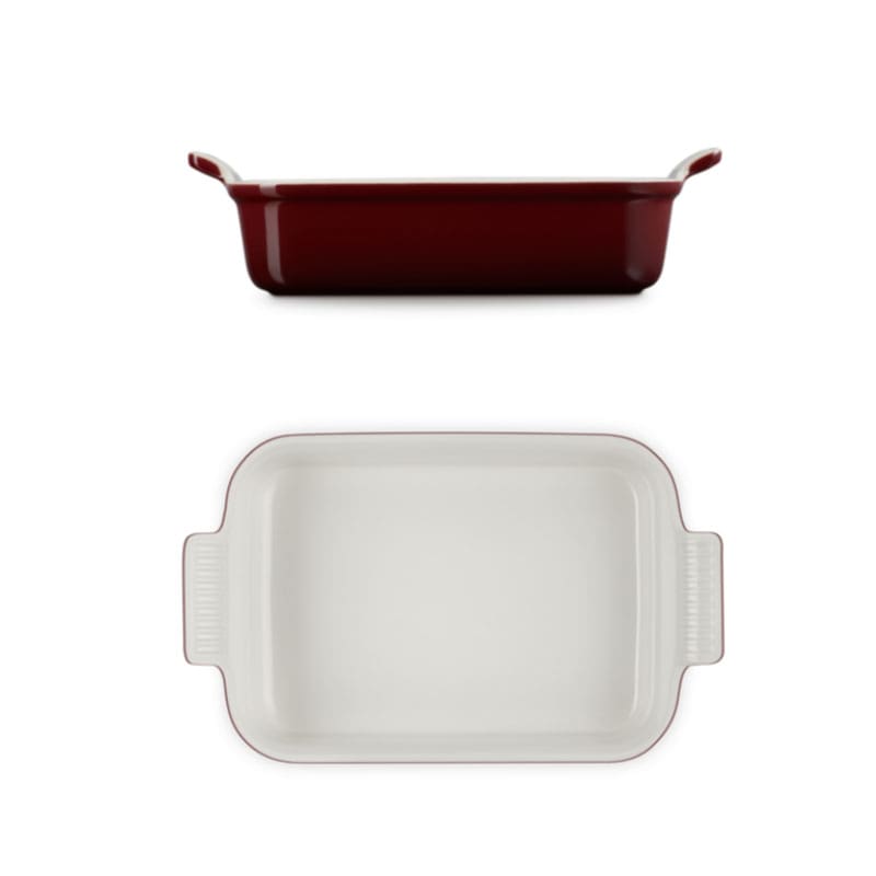 Le Creuset Pirofila Rettangolare Tradition 33x20 Garnet Longho Design Palermo