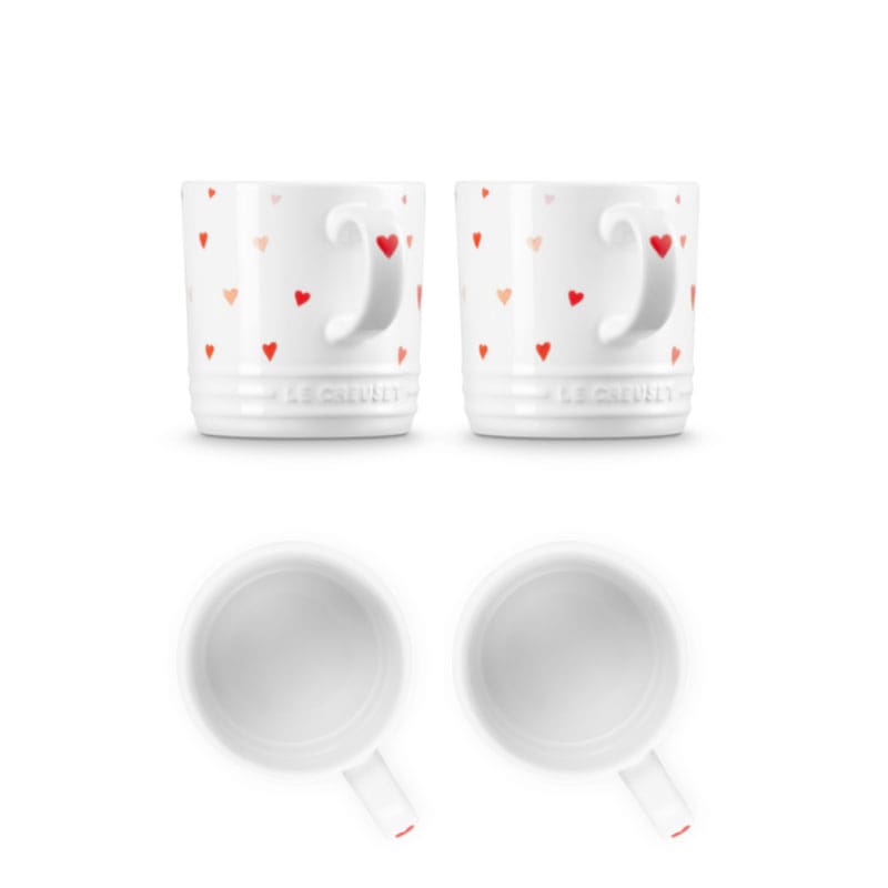 Le Creuset Set 2 Tazze Mug Amour Longho Design Palermo