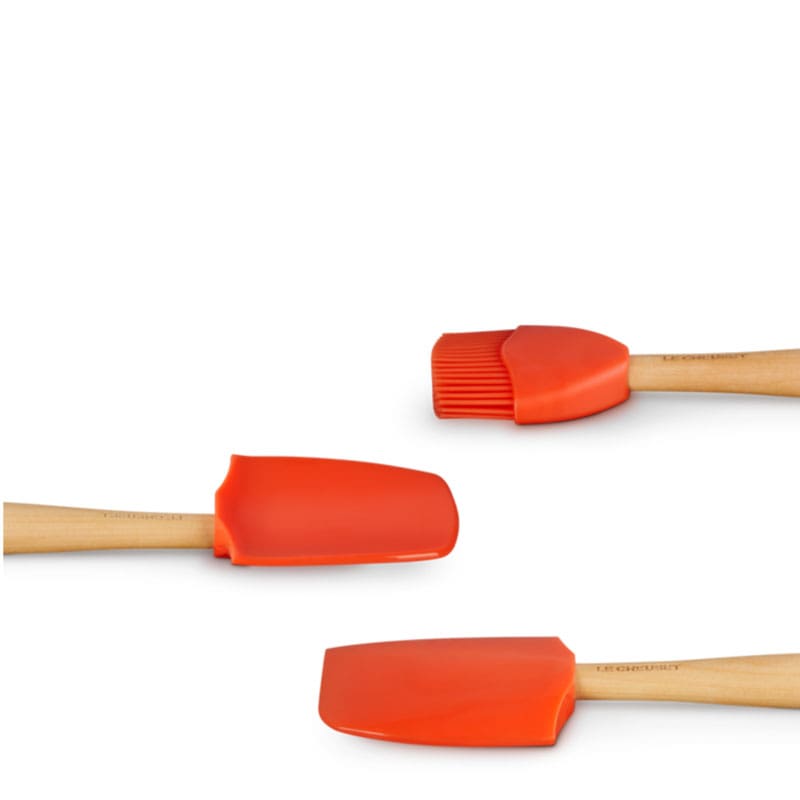 Le Creuset Set 3 Spatole Craft Arancio 1 Longho Design Palermo