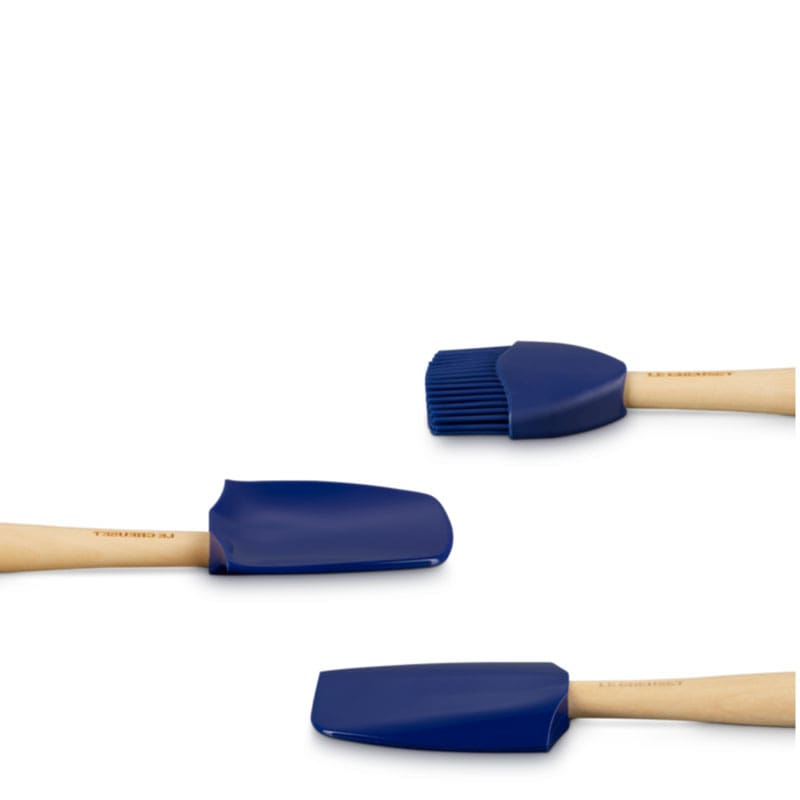 Le Creuset Set 3 Spatole Craft Azure Blu 1 Longho Design Palermo