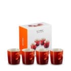 Le Creuset Set 4 Tazze Mug 350 ml London Ciliegia 1 Longho Design Palermo