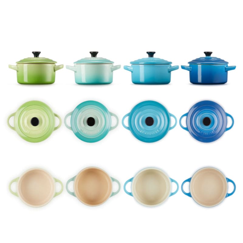 Le Creuset Set 4 mini cocotte Multicolor freddi 1 Longho Design Palermo