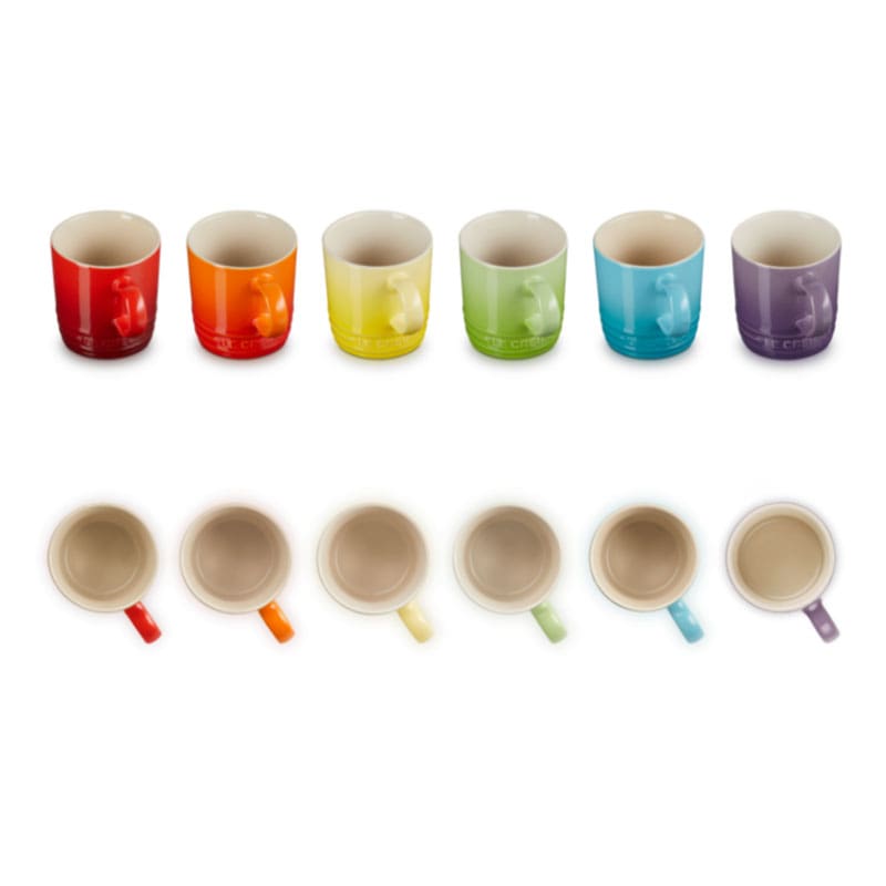 Le Creuset Set 6 Tazze Espresso 100 ml London Multicolor 1 Longho Design Palermo