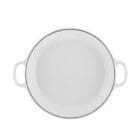 Le Creuset Tegame basso con coperchio a fiore 26 White 4 Longho Design Palermo