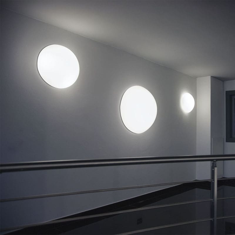 Martinelli Luce Lampada da parete soffitto Semisfera 3 Longho Design Palermo