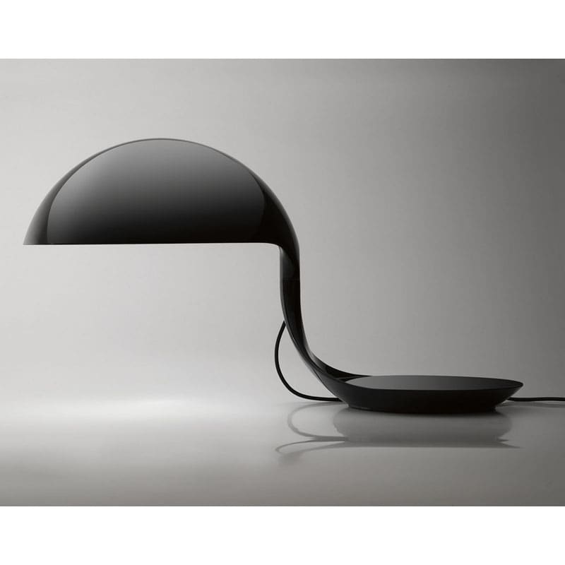 Martinelli Luce Lampada da tavolo Cobra nero Longho Design Palermo