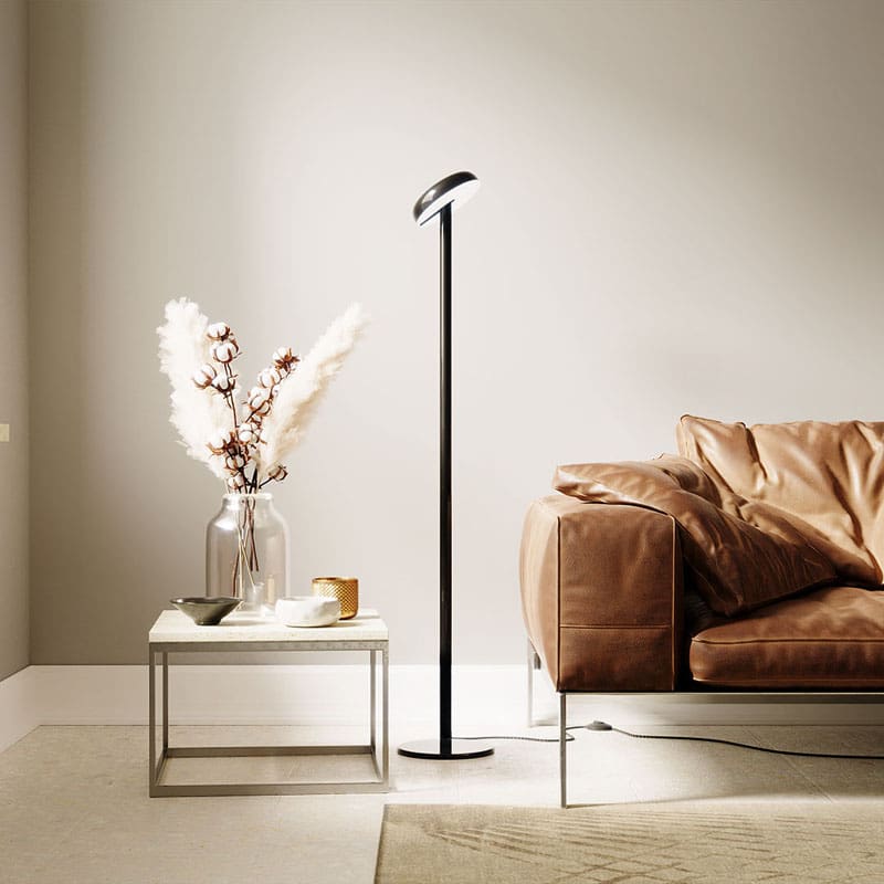 Martinelli Luce Lampada da terra Cabriolette nero Longho Design Palermo