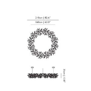 Moooi Sospensione Heracleum III The Big O Big copper longho design palermo