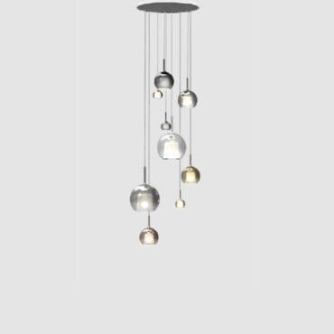 Penta light Lampada a sospensione Glo big Cluster 3B longho design palermo