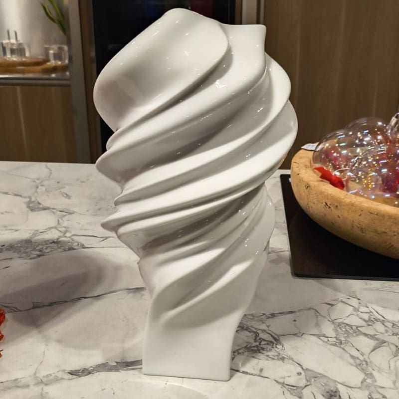 Rosenthal Vaso Squall 32 bianco smaltato Longho Design Palermo