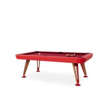 Rs barcelona - Tavolo da biliardo Diagonal 7ft american rosso