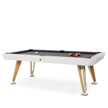 Rs barcelona - Tavolo da biliardo Diagonal 8ft american bianco