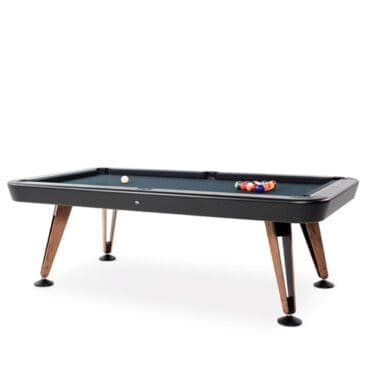 Rs barcelona - Tavolo da biliardo Diagonal 8ft american nero