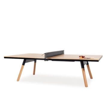 Rs barcelona - Tavolo da ping pong You and me 274x184 rovere nero