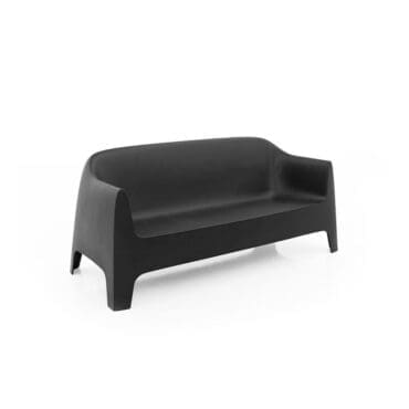 Vondom - Divano Solid nero set da 4 Pz
