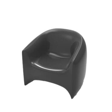 Vondom Lounge Chair Blow laccata antracite longho design palermo