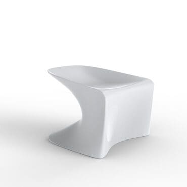 Vondom - Sgabello Wing finitura laccato bianco