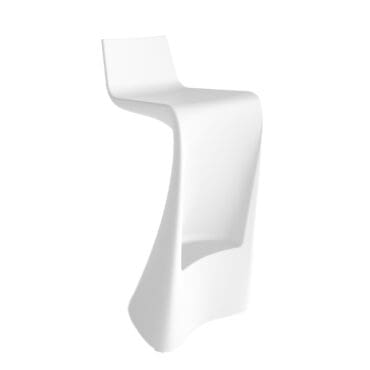 Vondom - Sgabello bar Wing laccato bianco