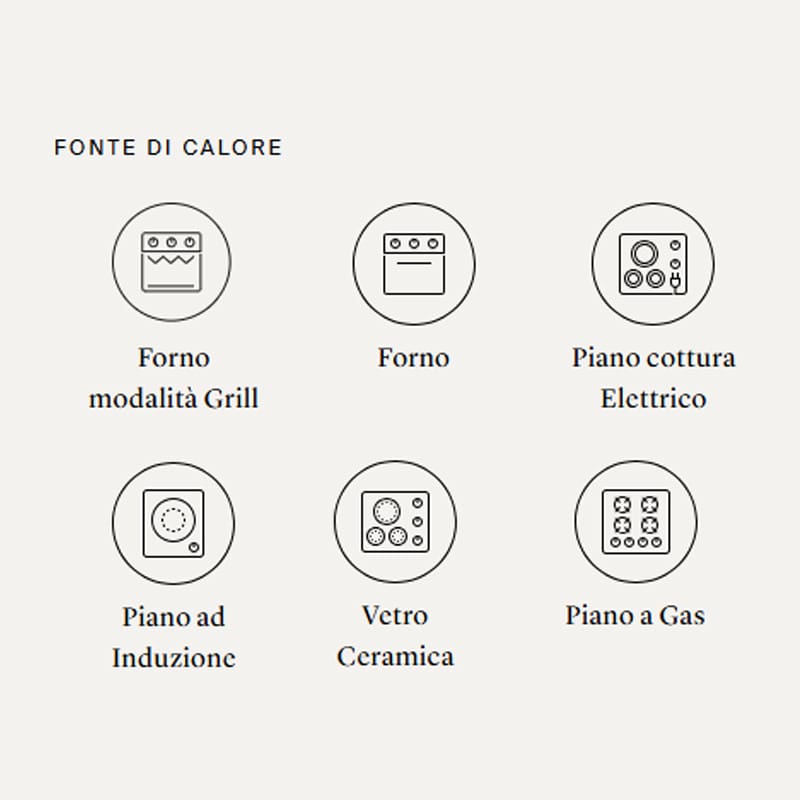 Le Creuset Fonti di calore Longho Design Palermo