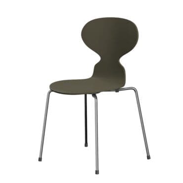 Fritz Hansen - Sedia ANT olive green Coloured Veneer