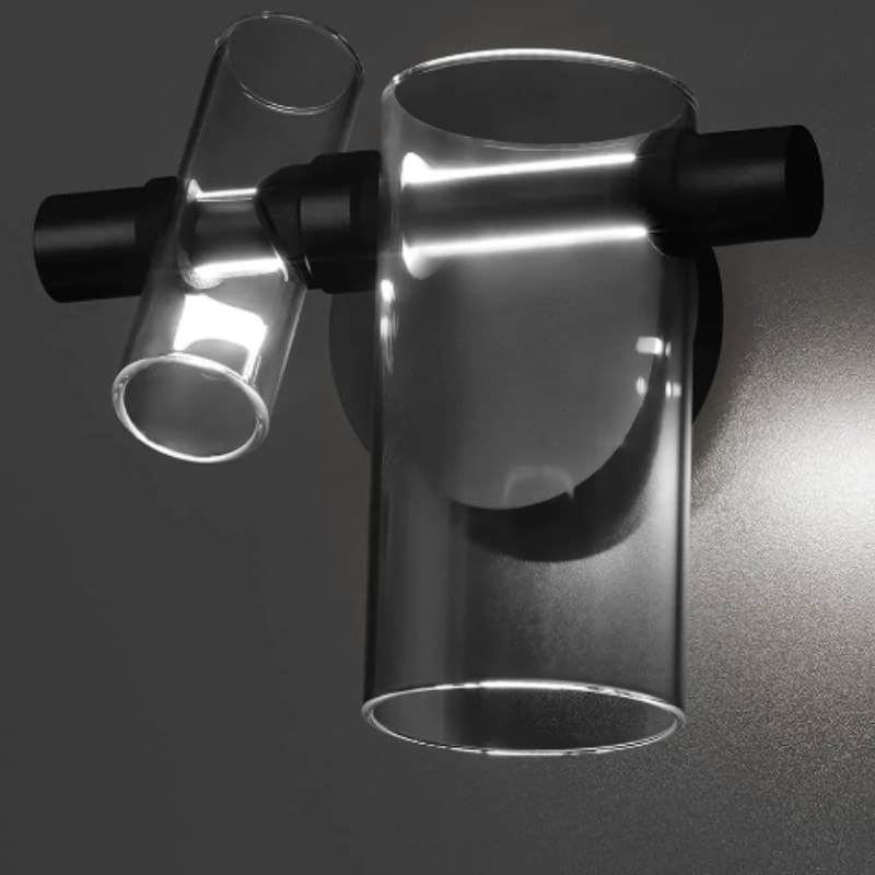 Oluce Lampada da parete Dancing Glass 757 trasparente 0 Longho Design Palermo