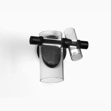 Oluce Lampada da parete Dancing Glass 757 trasparente Longho Design Palermo