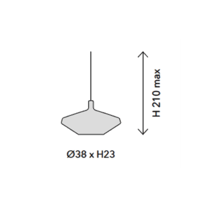 Penta light Lampada a sospensione Mom low longho design palermo