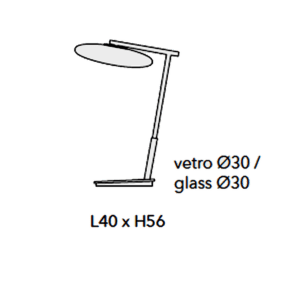 Penta light Lampada da tavolo Mamì bronzo spazzolato 2700K longho design palermo