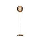 Penta light - Lampada da terra Glo metallo oro vetro specchiato oro